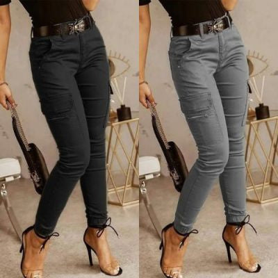 Women Slim Fit Cargo Pants | Tessa