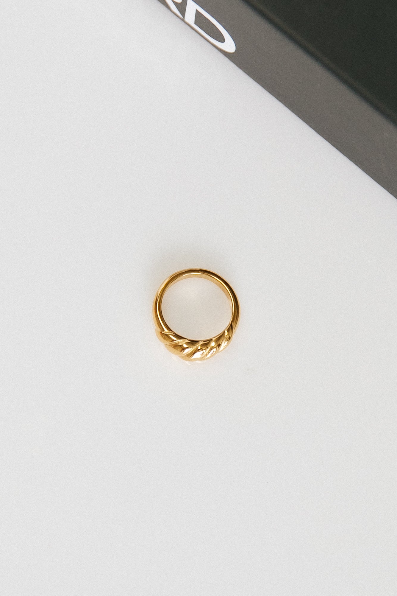 Women Ring Gold Plated Titanium Steel | Secret Charm-2