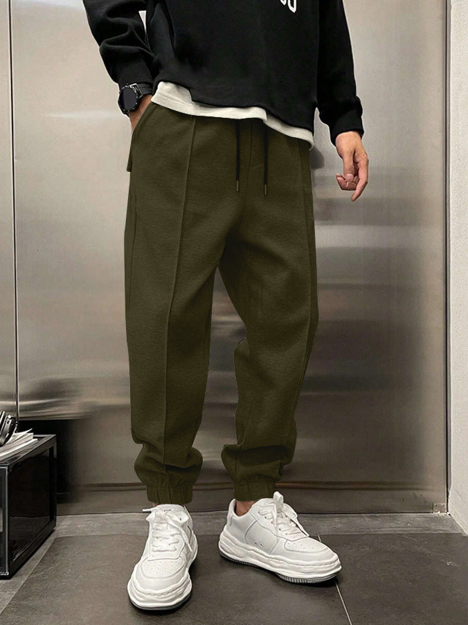 Variant image for Men's Trousers Black Cotton | Urban Style-36