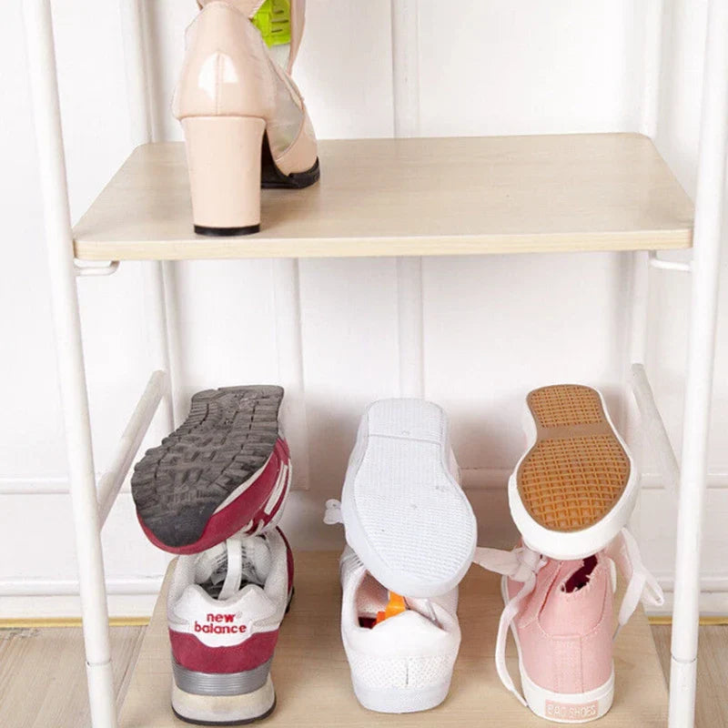 Adjustable Collapsible Shoe Storage Organizer – Space-Saving Design for Neat Footwear Management 4