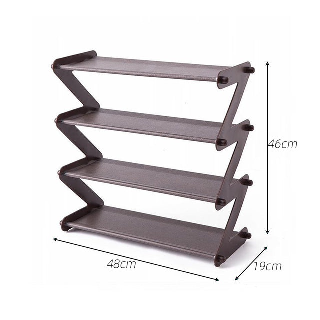 Adjustable Minimalist Shoe Rack – Durable Iron Shoe Storage Organizer for Efficient Home Organization 0