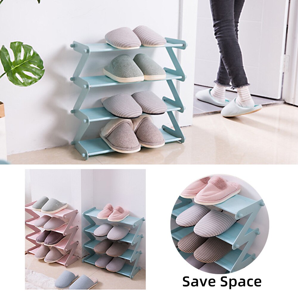 Adjustable Minimalist Shoe Rack – Durable Iron Shoe Storage Organizer for Efficient Home Organization 3