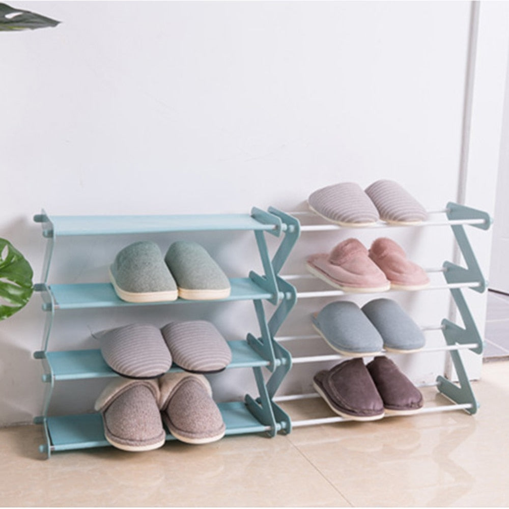 Adjustable Minimalist Shoe Rack – Durable Iron Shoe Storage Organizer for Efficient Home Organization 5