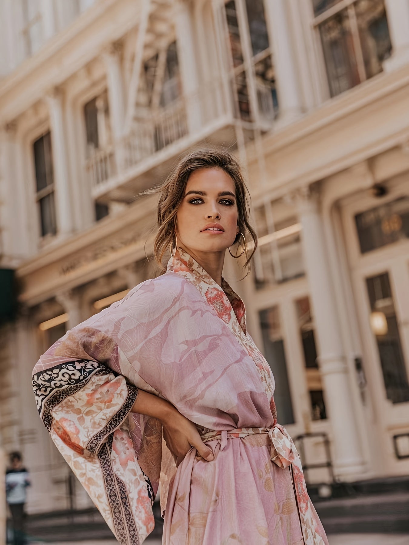 Women Bohemian Printed Kimono | Danielle