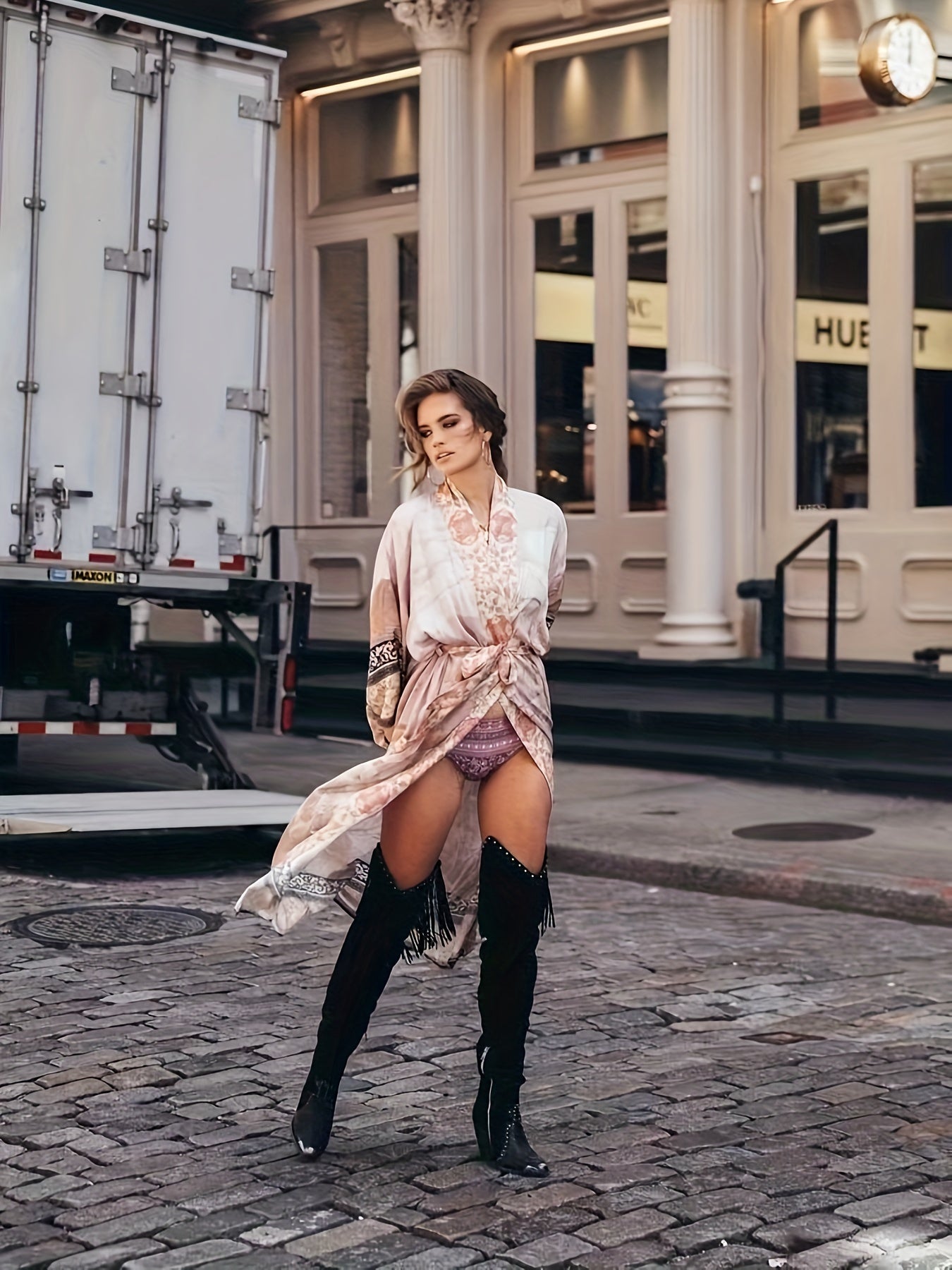 Women Bohemian Printed Kimono | Danielle