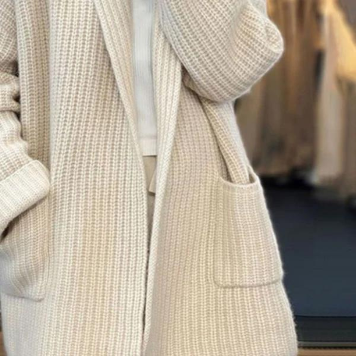 Women Oversized Rib Knit Cardigan | Briza