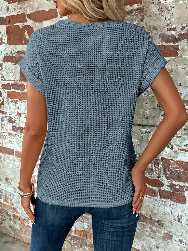 Women Serene Knotted Detail Relaxed Top | Mia