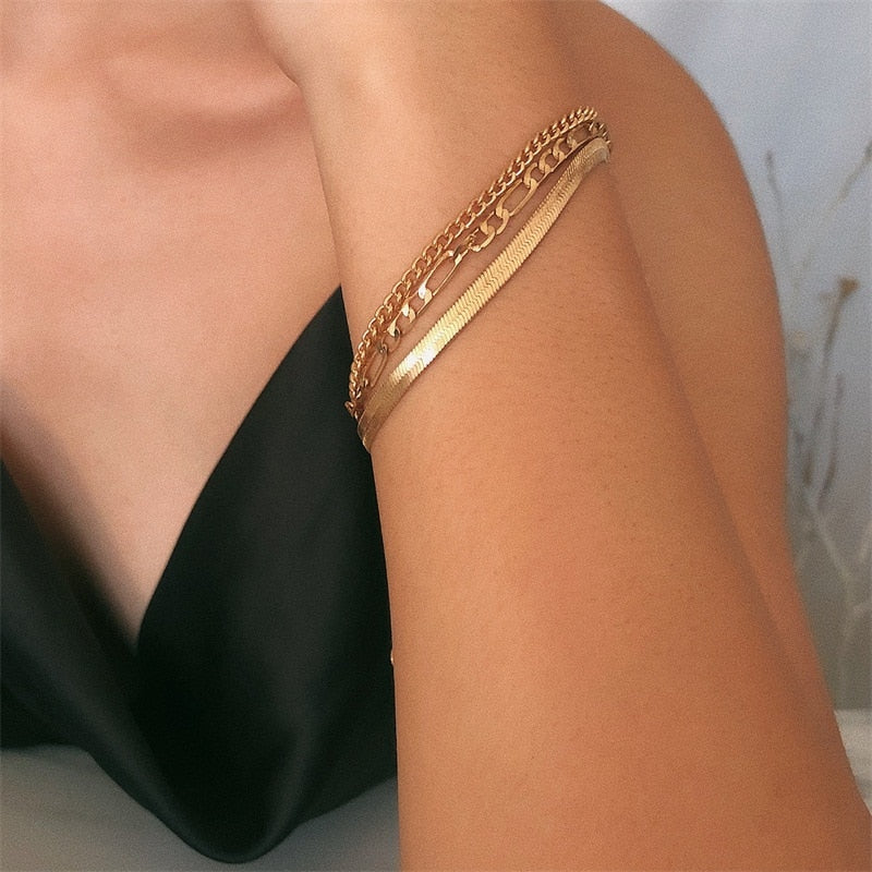 Women Bracelet Silver Alloy | Isla-3