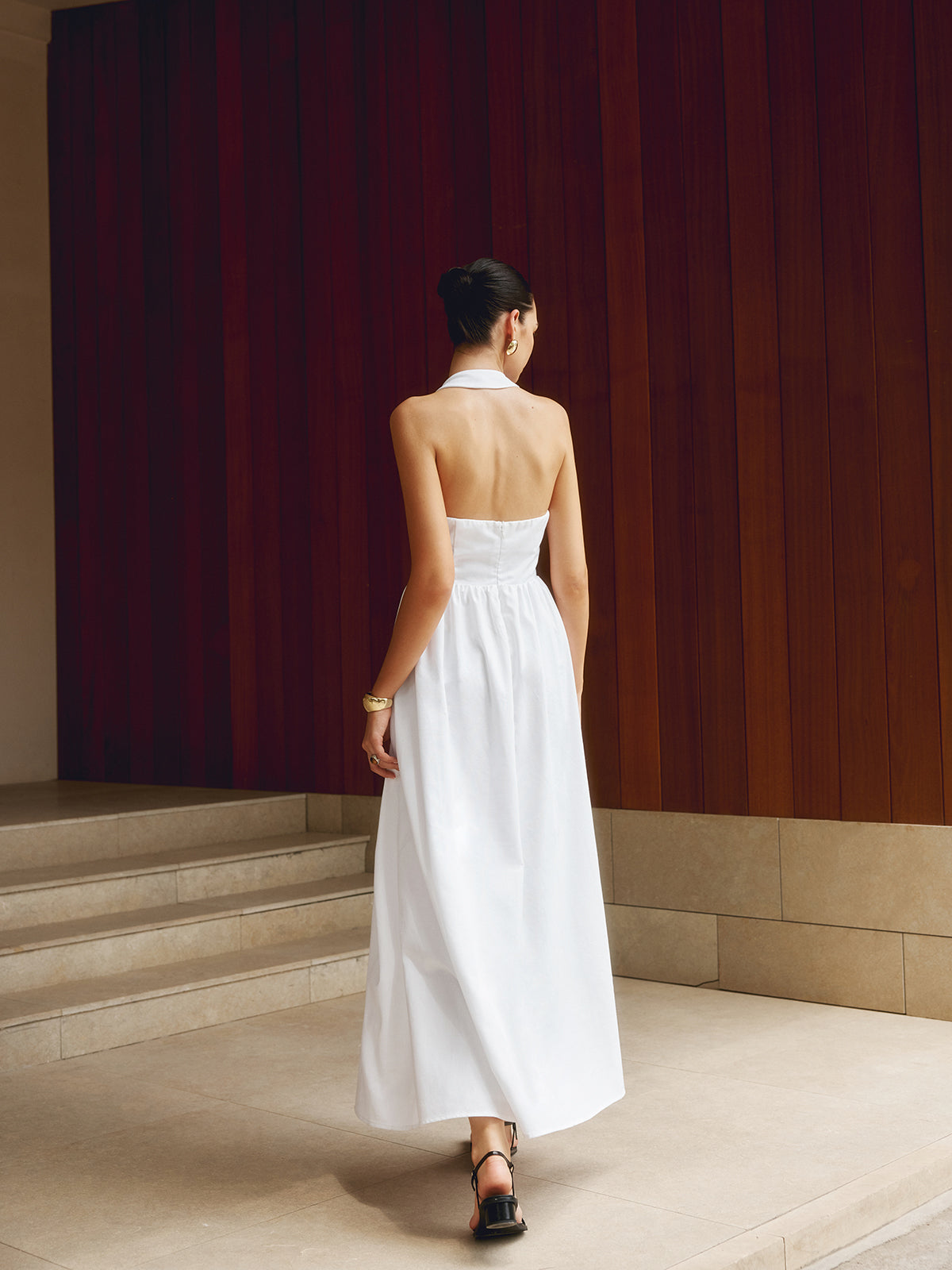 Women Halter Neck Maxi Dress | Madeline