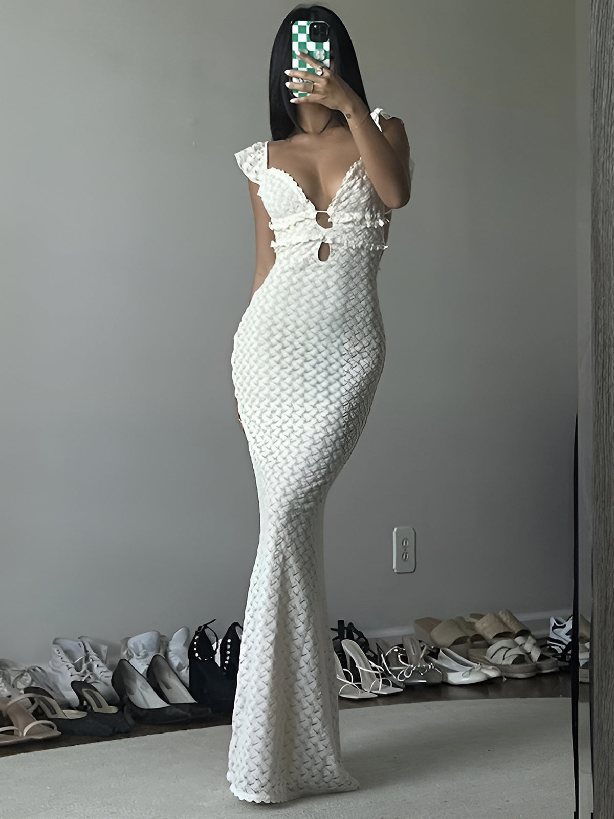 Woven Knit Maxi Dress | Winona
