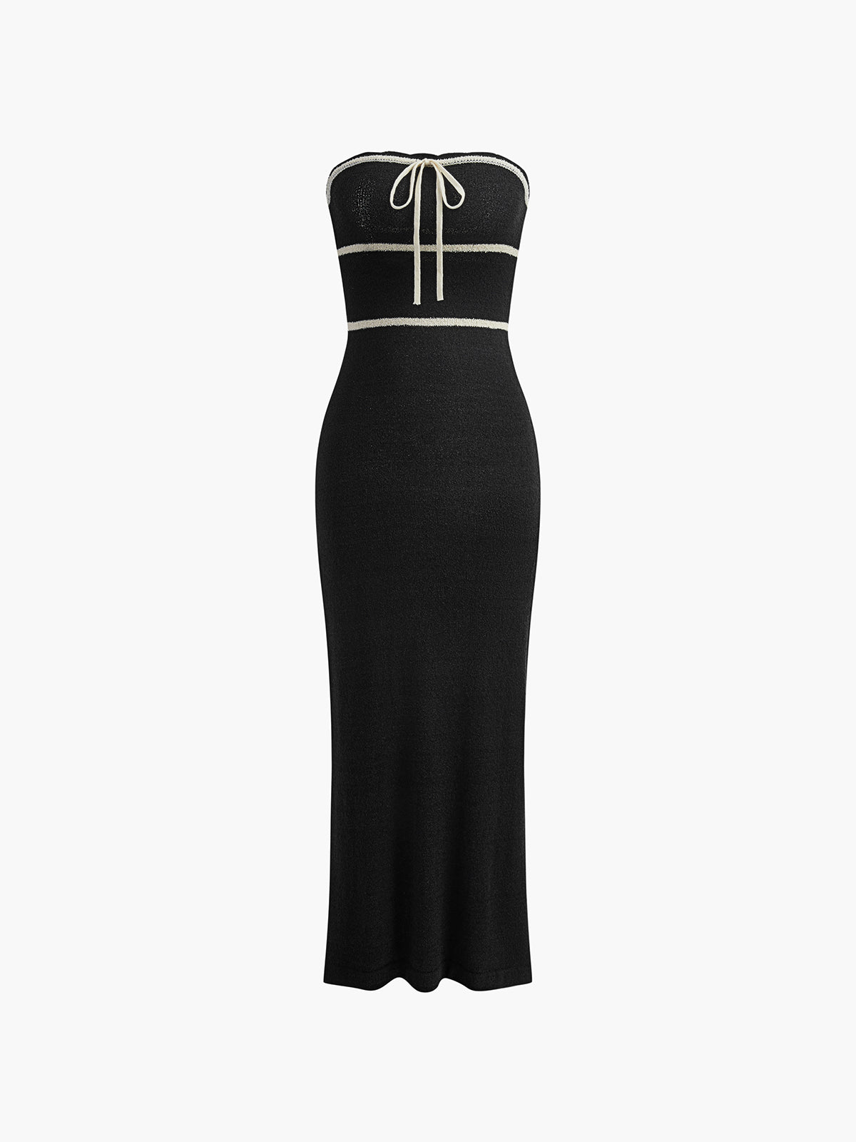 Women Textured Strapless Midi Dress | Harper