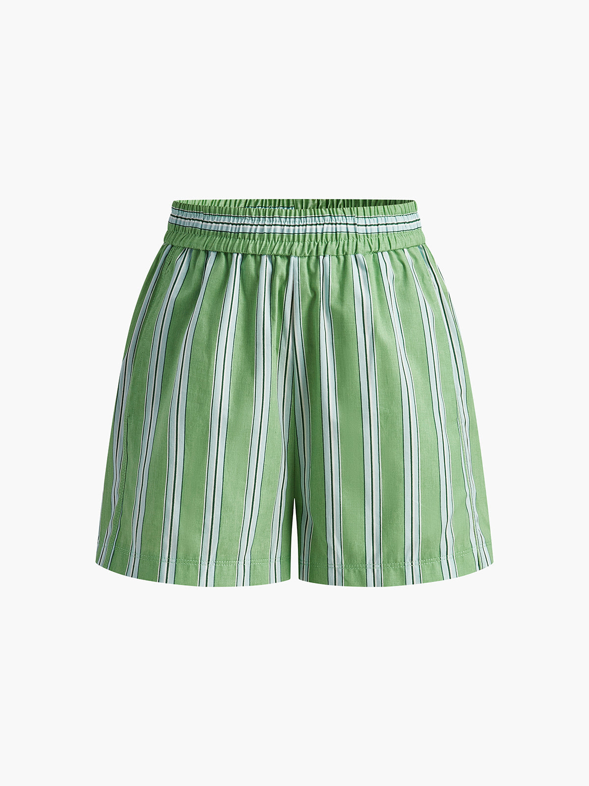 Women Striped High-Waist Relaxed Shorts | Ariana