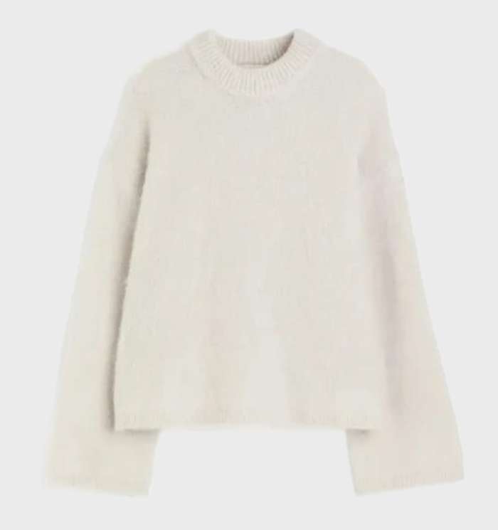 Women Soft Fuzzy Knit Sweater | Merryn