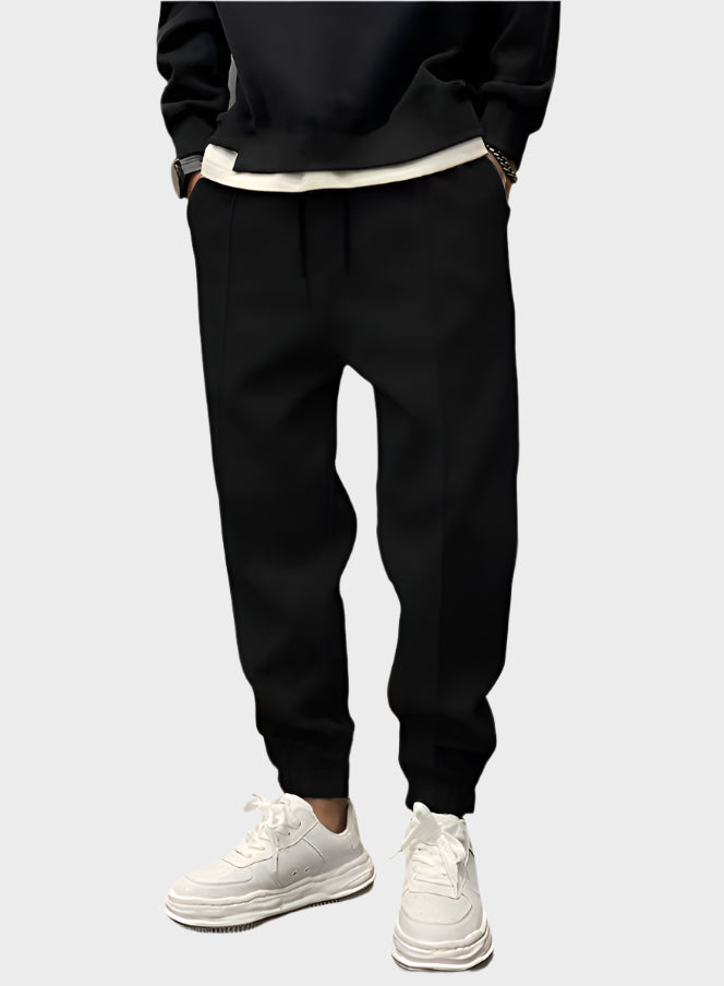 Variant image for Men's Trousers Black Cotton | Urban Style-8