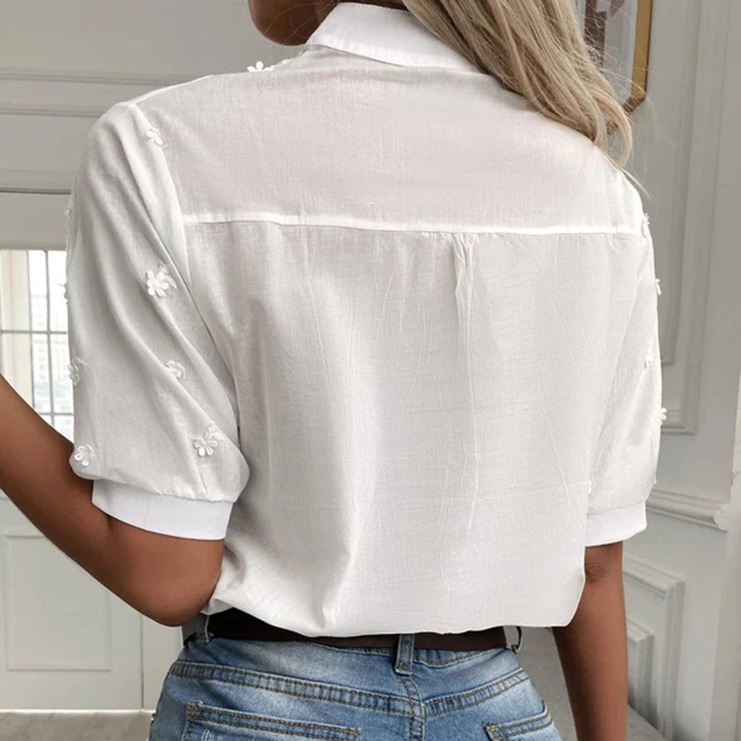 Women Embroidered Floral Blouse | Christine