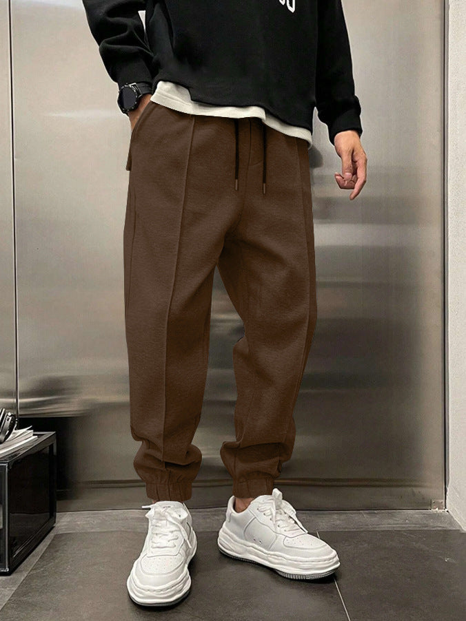 Men's Trousers Black Cotton | Urban Style-5