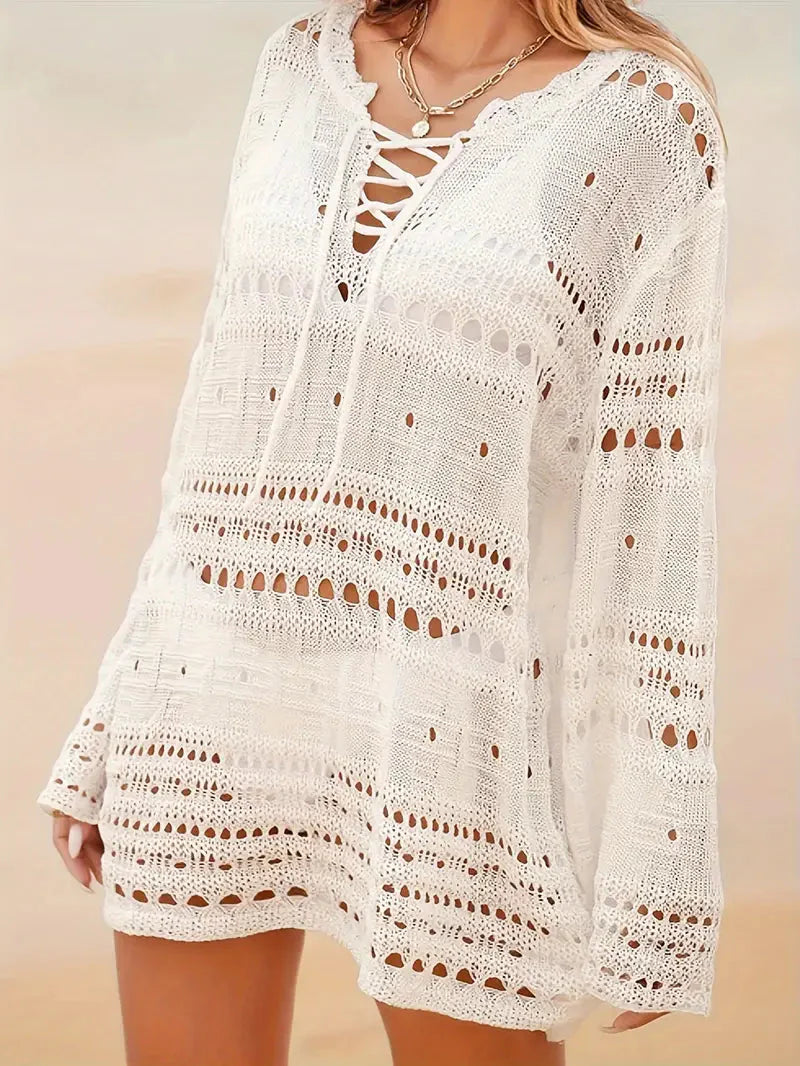 Women Chic Beach Cover-Up | Marigold