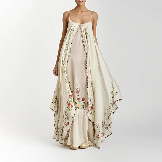 Women Floral Layered Maxi Dress | Ramona