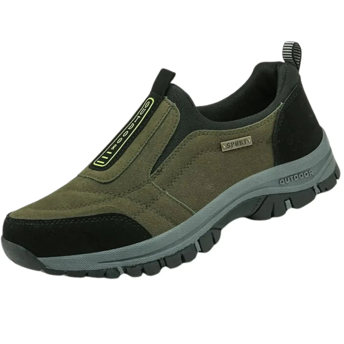 Men's Orthopedic Walking Shoes Black Fabric | Remy-5