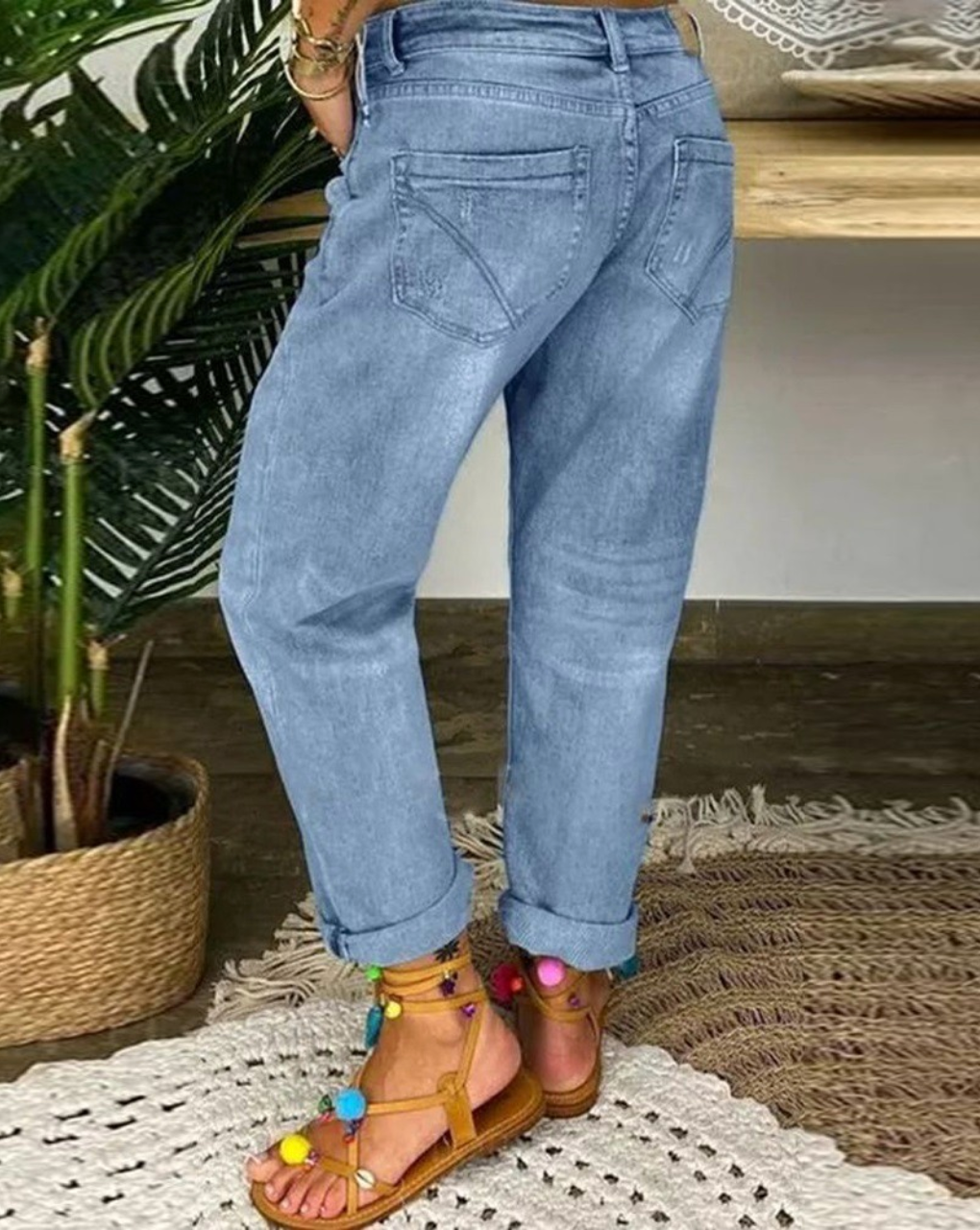 Women Effortless Style Spring Jeans | Aurora