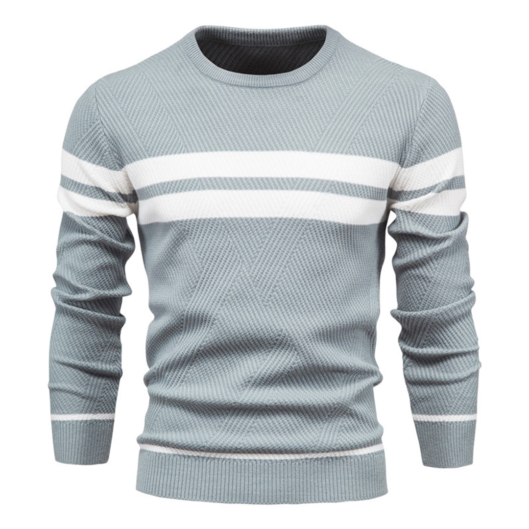 Men Striped Knit Sweater | Primus