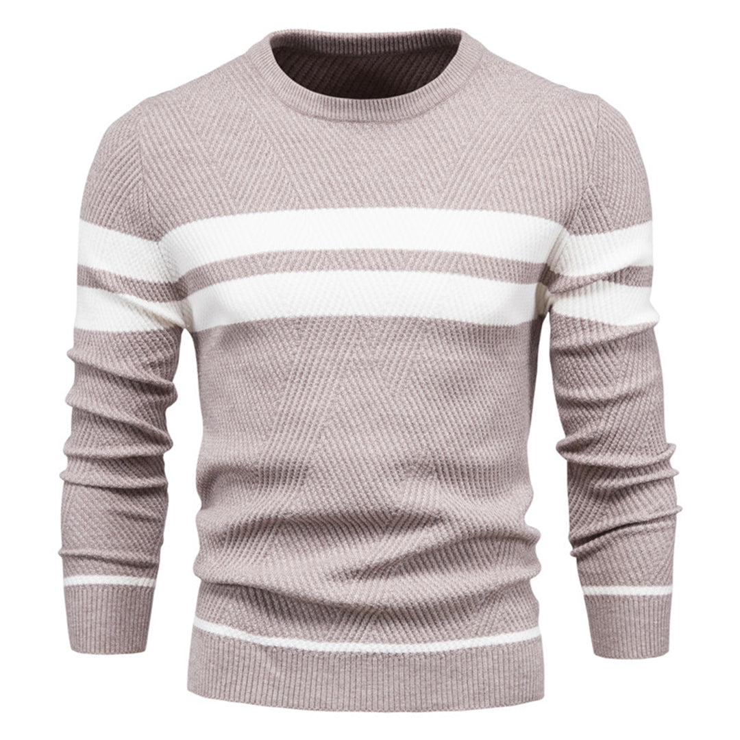 Men Striped Knit Sweater | Primus