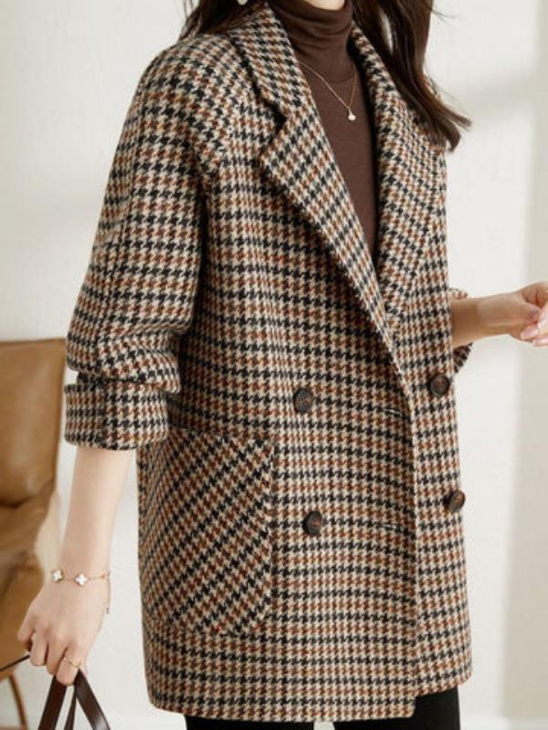 Women Wool Coat Black | Sophie-3