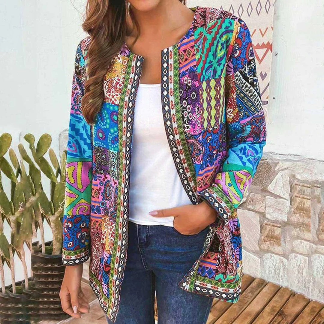 Women Bohemian Patchwork Jacket | Faith