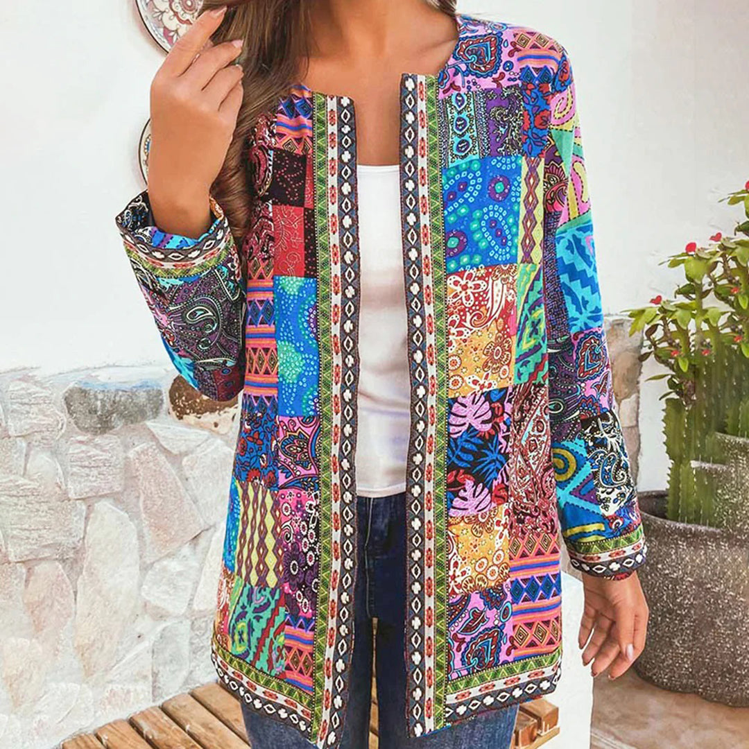 Women Bohemian Patchwork Jacket | Faith