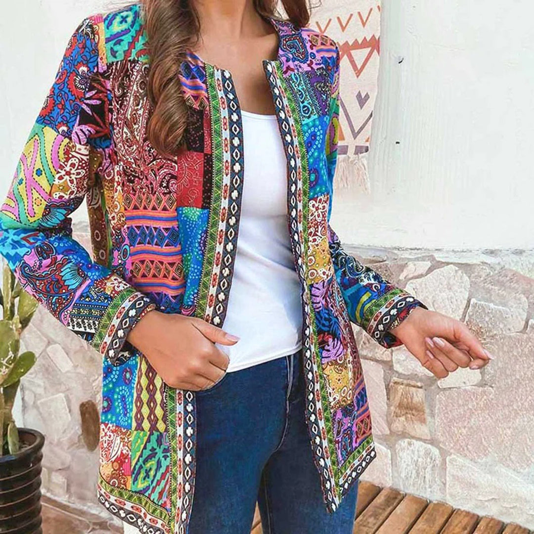 Women Bohemian Patchwork Jacket | Faith