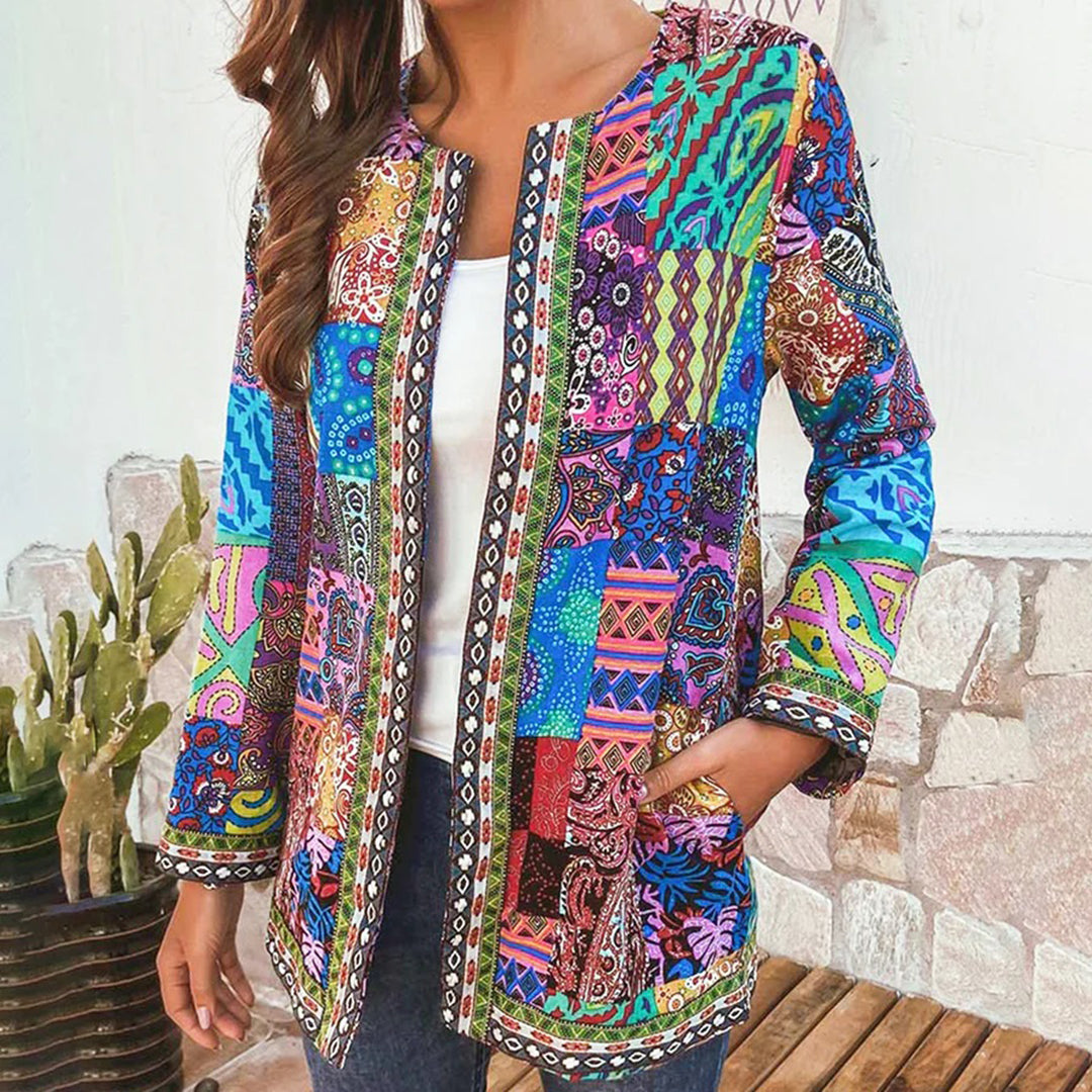 Women Bohemian Patchwork Jacket | Faith