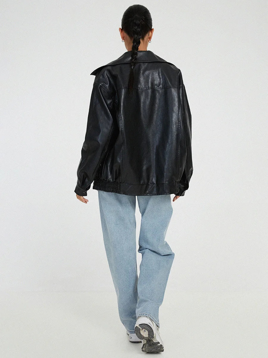 Women Oversized Zip Bomber Jacket | Zara