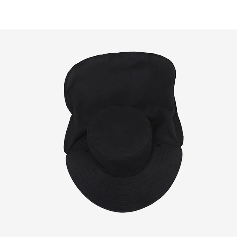 Breathable Sunshade Fisherman Hat for Men – Large Brim Outdoor Fishing Hat, Lightweight Polyester, Multicolored 5