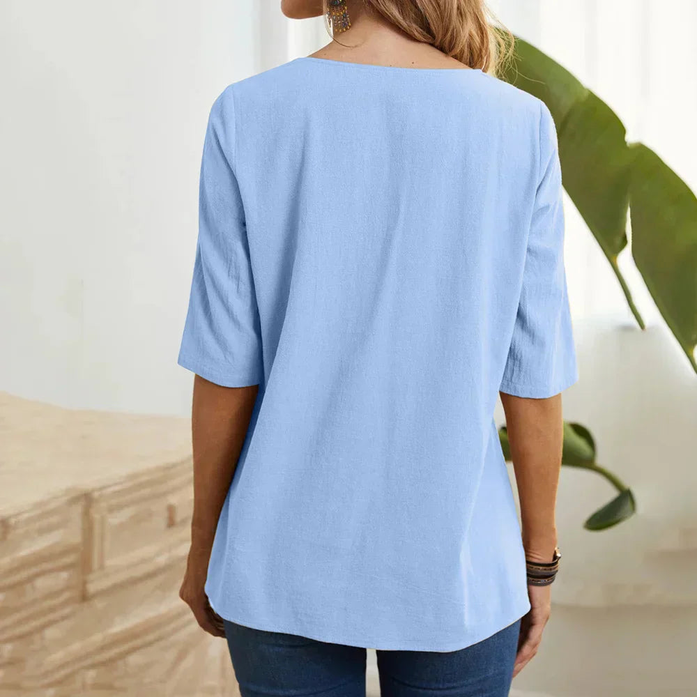 Women Layered Asymmetrical Tunic Top | Galatea