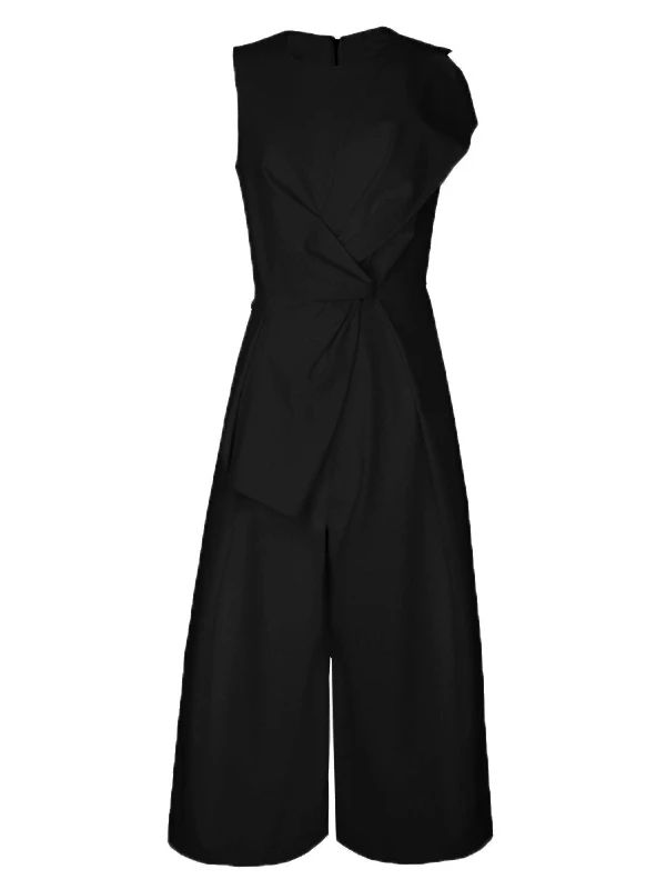 Women Front Twist Sleeveless Jumpsuit | Claire