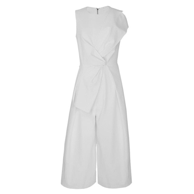 Women Front Twist Sleeveless Jumpsuit | Claire
