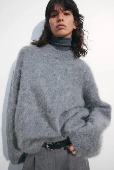 Women Oversized Soft Knit Pullover | Anicia