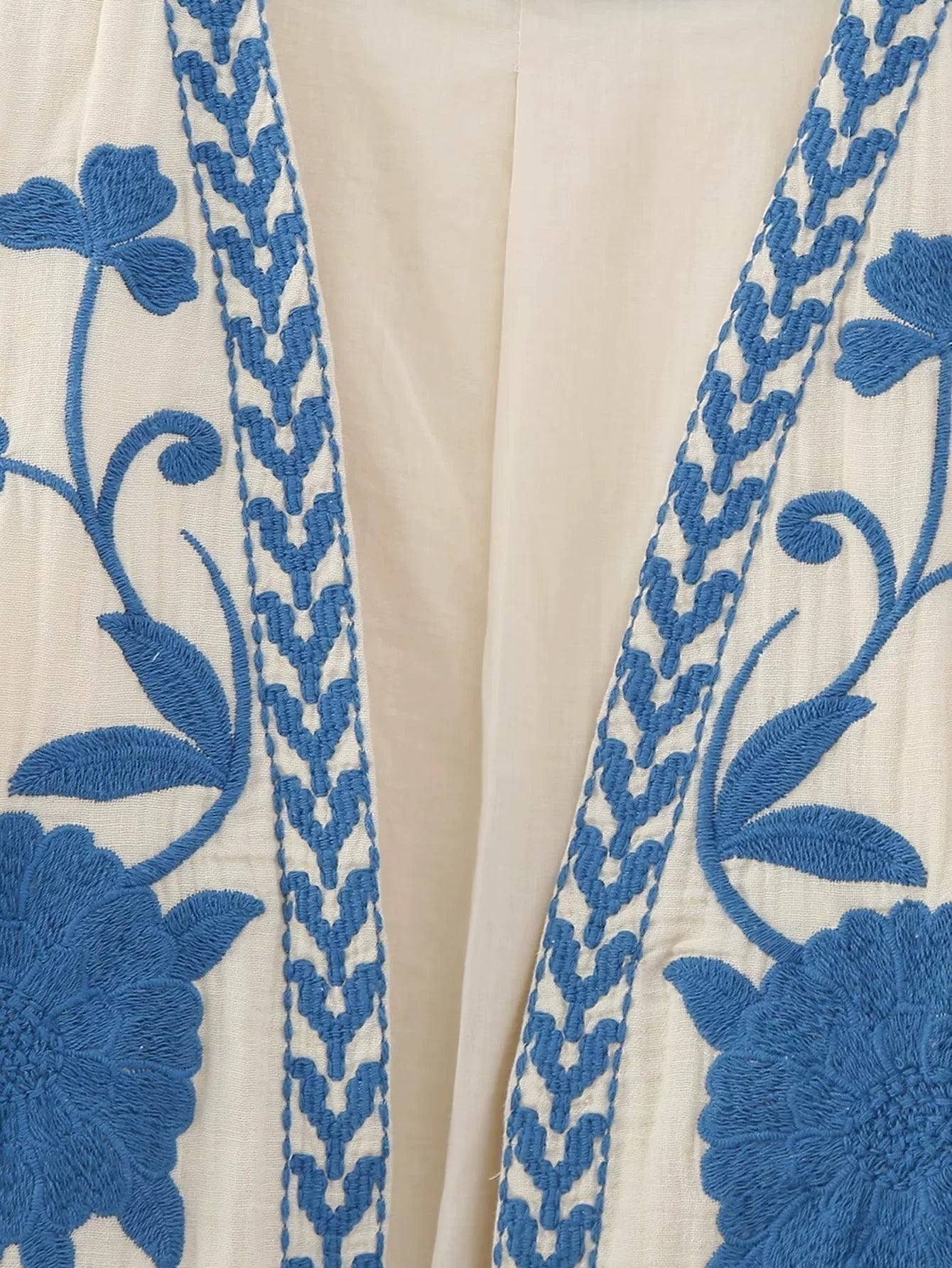 Women Floral Embroidered Vest | Ava