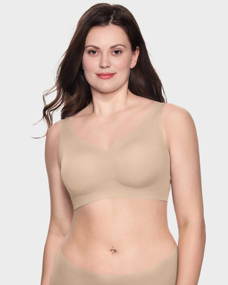 Wire-Free Cooling Minimizer Bra with Antibacterial Fabric
