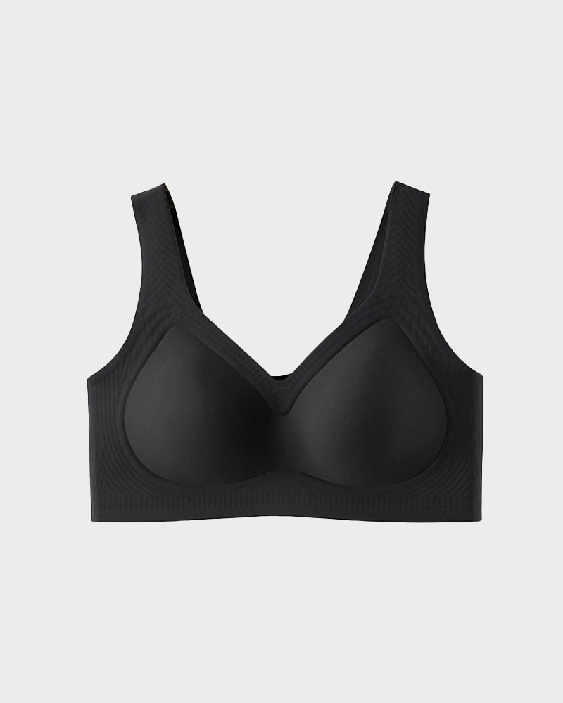 Wire-Free Cooling Minimizer Bra with Antibacterial Fabric