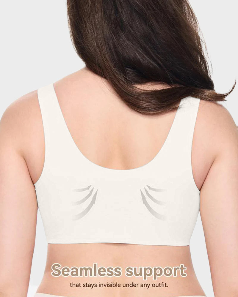 Wire-Free Cooling Minimizer Bra with Antibacterial Fabric