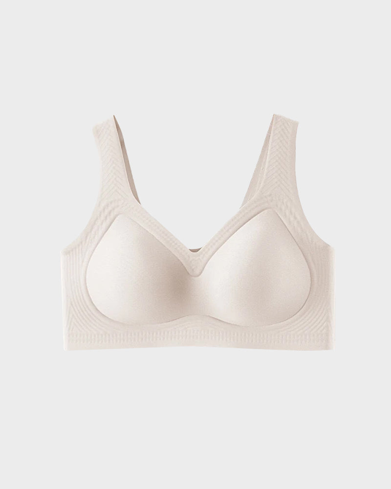 Wire-Free Cooling Minimizer Bra with Antibacterial Fabric