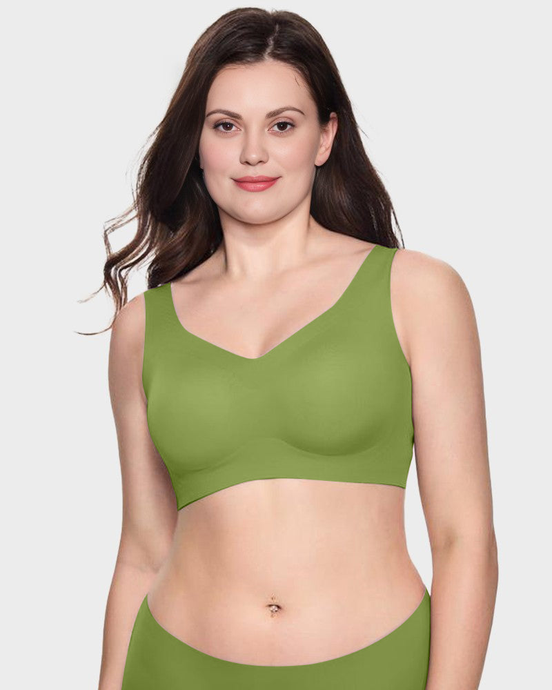 Wire-Free Cooling Minimizer Bra with Antibacterial Fabric
