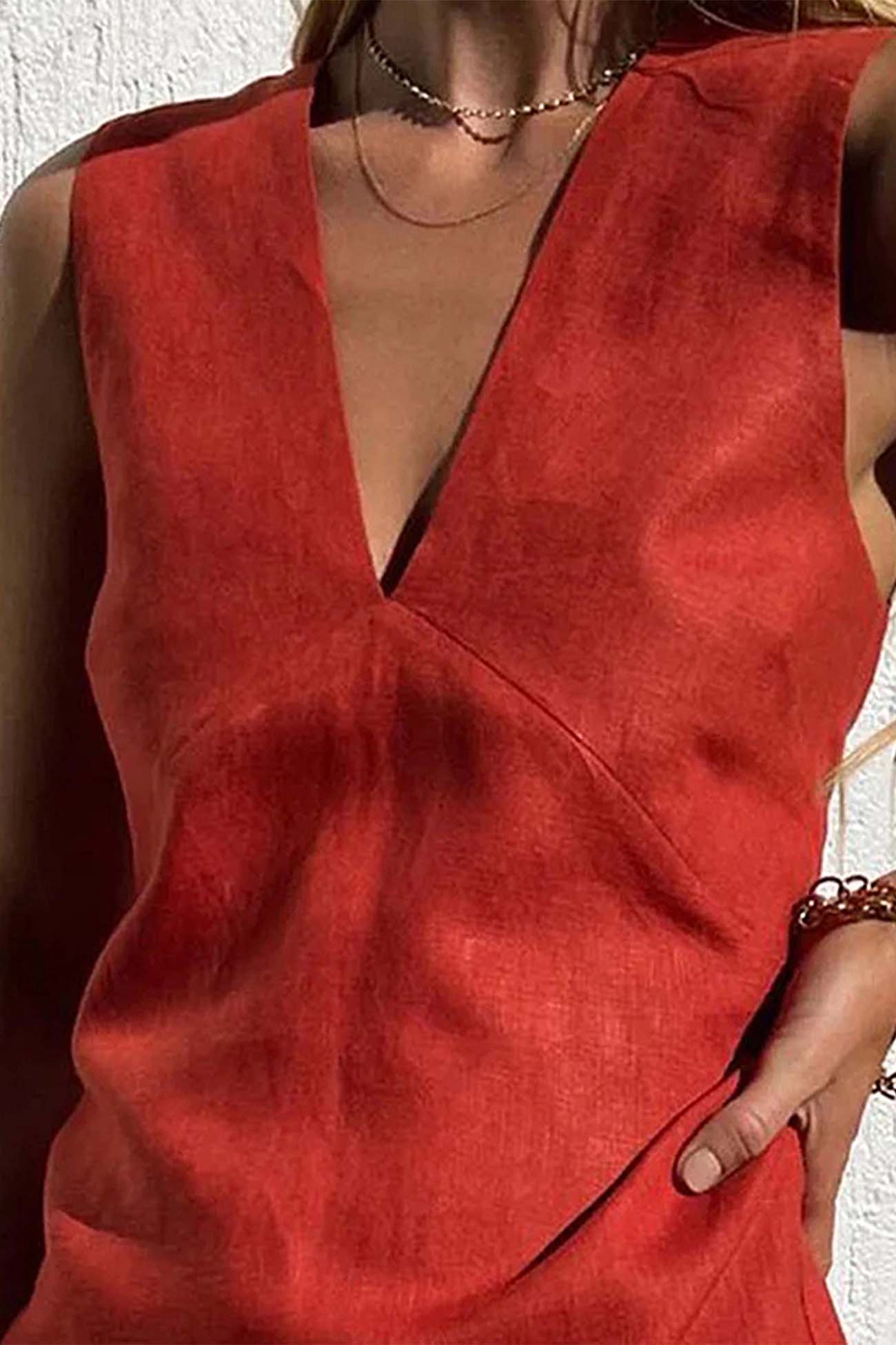 Women V-Neck Mini Dress | Nelly
