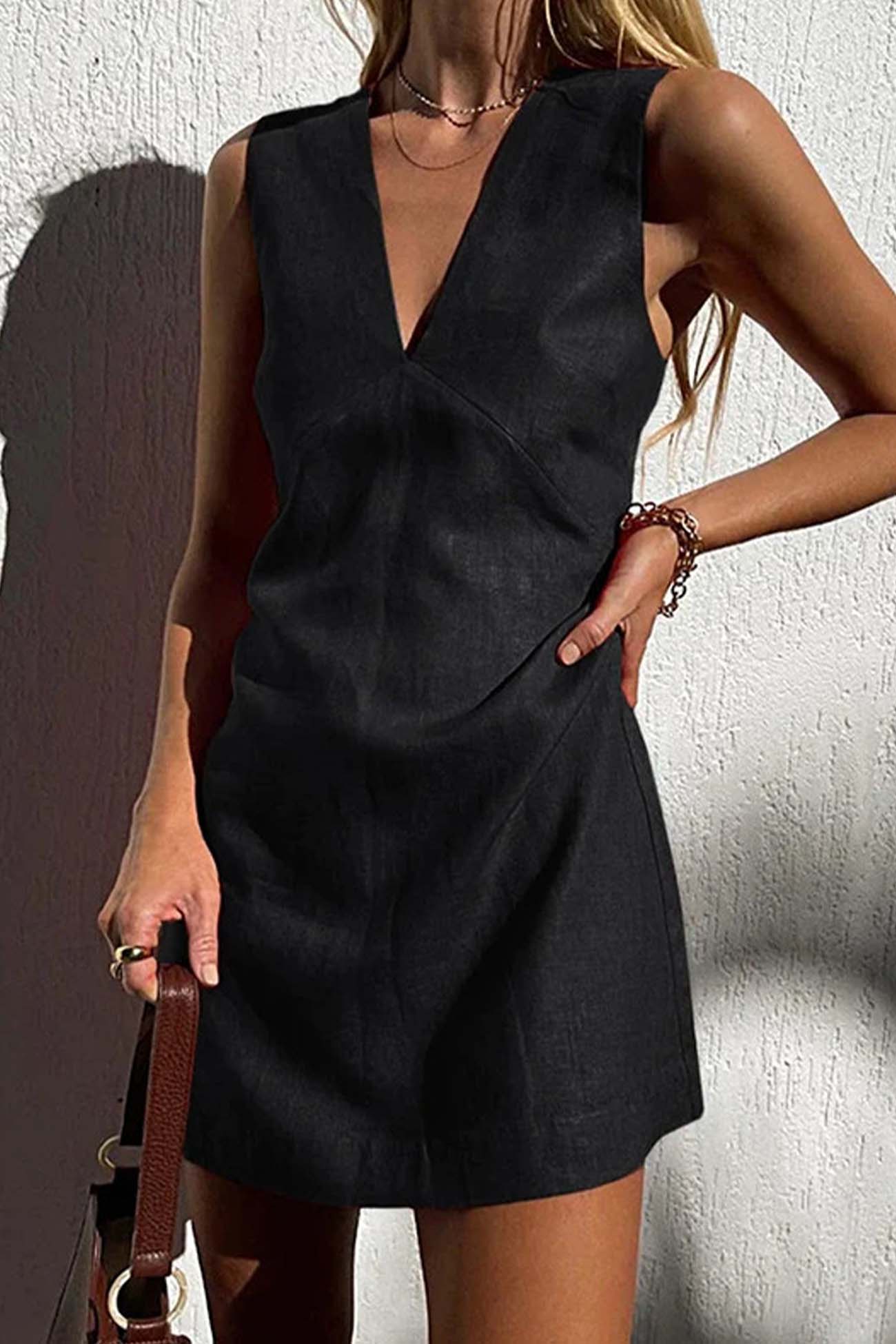 Women V-Neck Mini Dress | Nelly