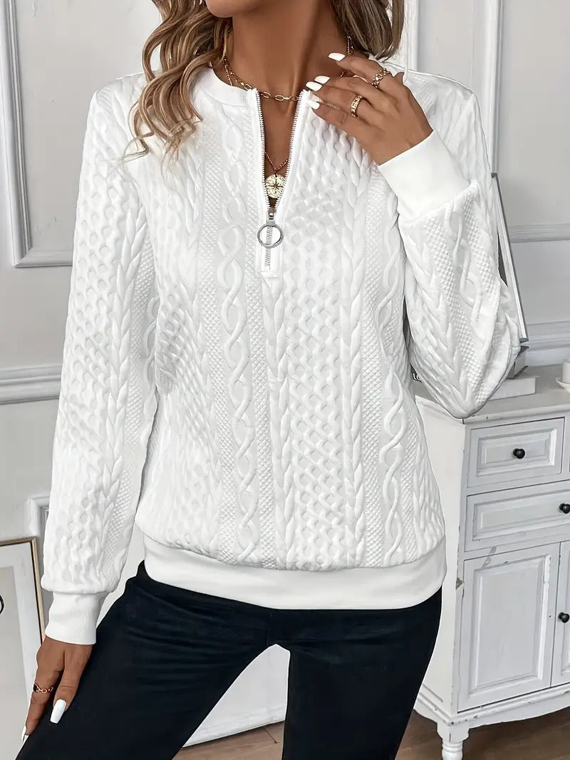 Cozy Women's Knitted Autumn Sweater | Noemi