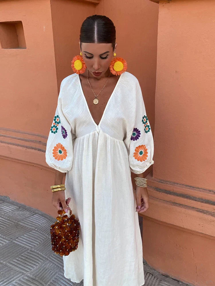 Women Boho Maxi Dress | Eva