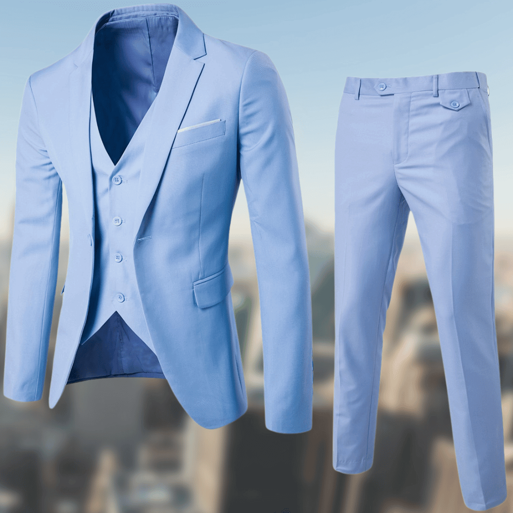 3-Piece Slim Fit Suit | Gary