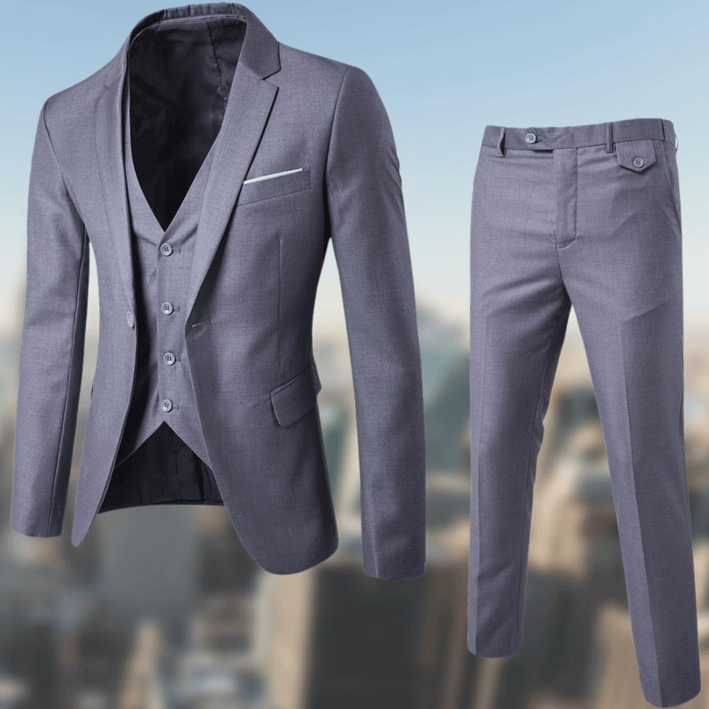 3-Piece Slim Fit Suit | Gary