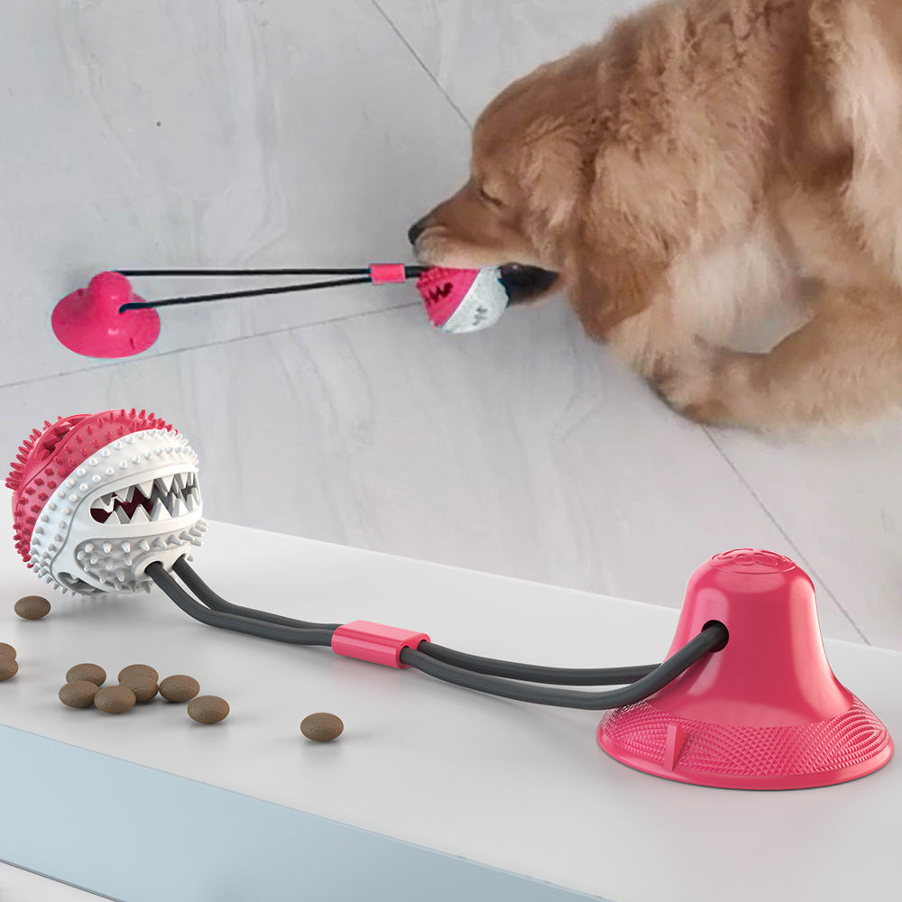 Interactive Dog Toy Durable Rubber with Suction Cup | Chewmaster-4